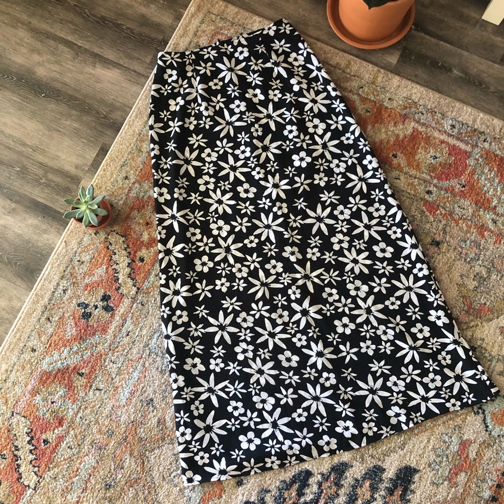 Vintage | Floral Maxi Skirt
